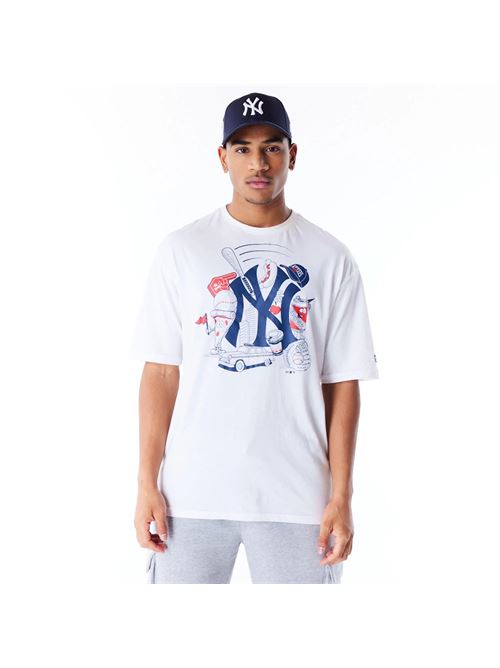 MLB FOOD GRPHC OS TEE NEYYAN  WHINVY NEW ERA | 60564755/WHINVY